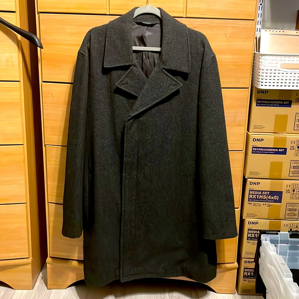 Vintage 90’s DKNY Wool Trench Over Coat